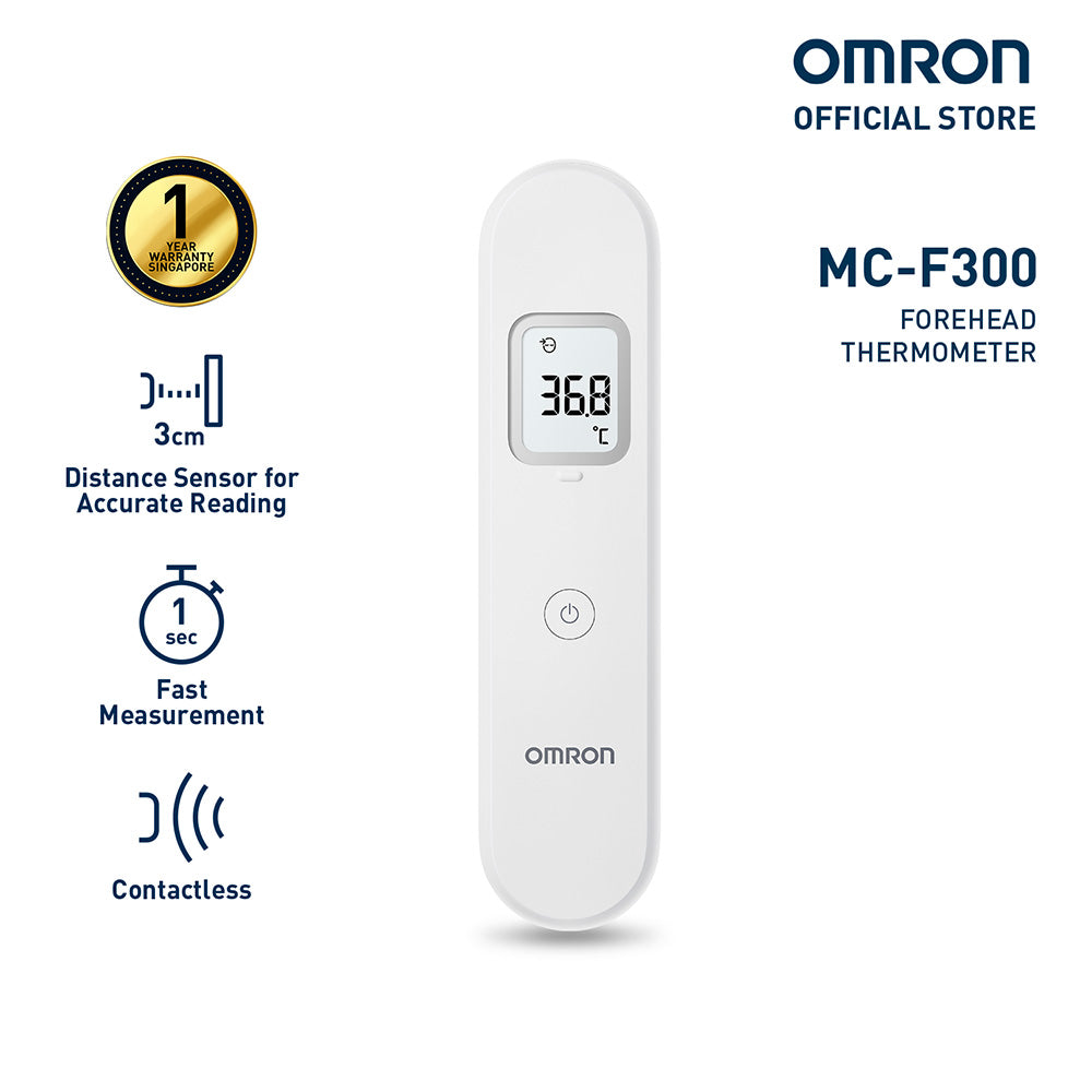 OMRON Forehead Thermometer MC-F300 (1-year warranty)