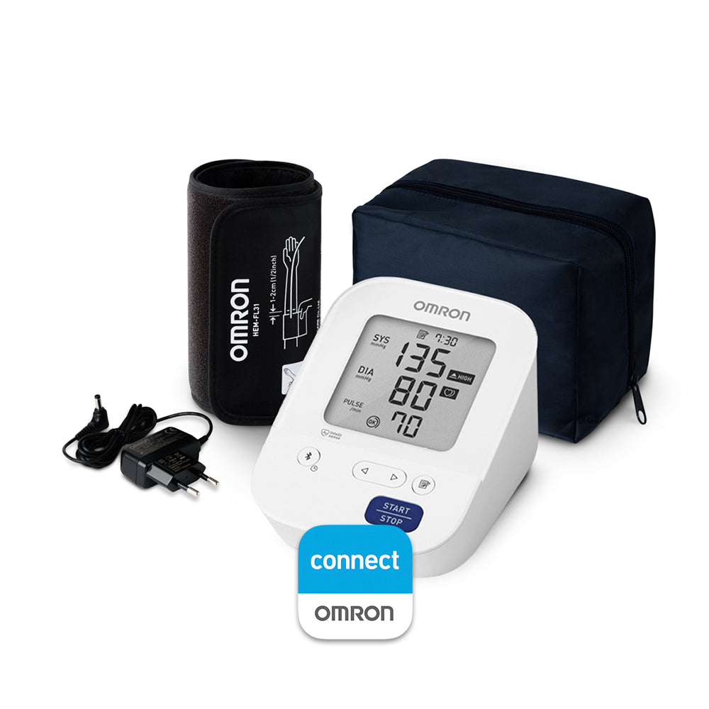Upper Arm Automatic Blood Pressure Monitor HEM-7156T-A (With Adapter)