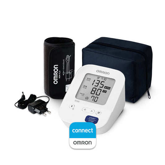 Upper Arm Automatic Blood Pressure Monitor HEM-7156T-A (With Adapter)