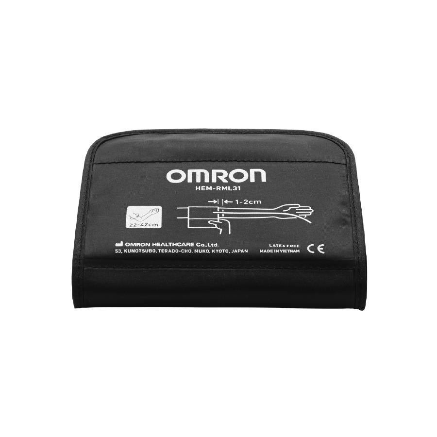 Wide range soft cuff (22-42cm) for Blood Pressure Monitor (HEM-RML31-AP2)