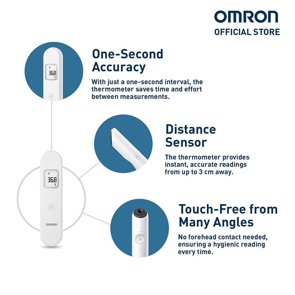 OMRON Forehead Thermometer MC-F300 (1-year warranty)