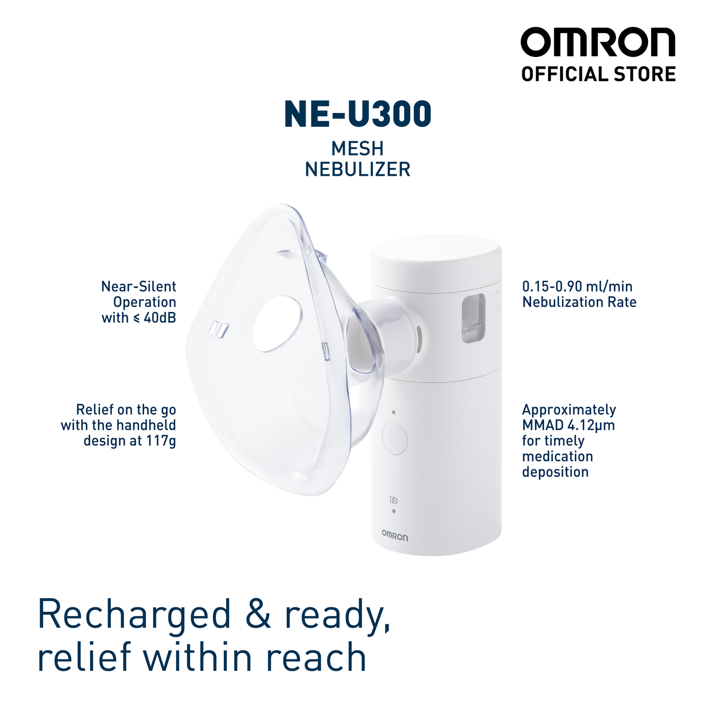 OMRON MicroAir Mesh Nebulizer NE-U300