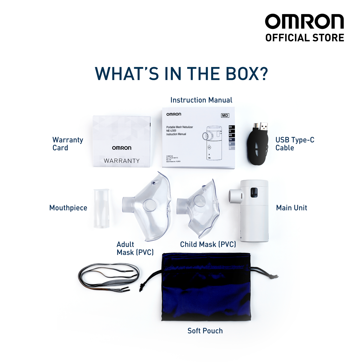 OMRON MicroAir Mesh Nebulizer NE-U300