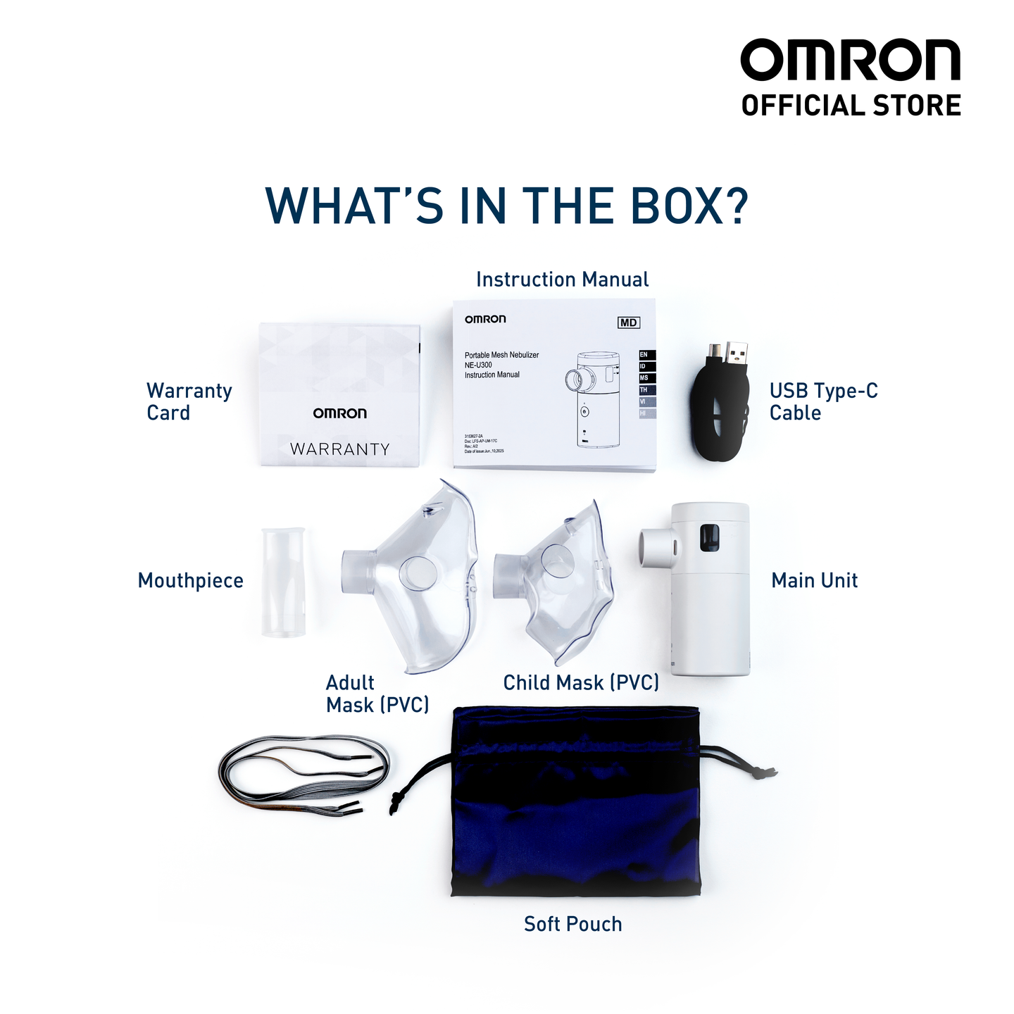 OMRON MicroAir Mesh Nebulizer NE-U300