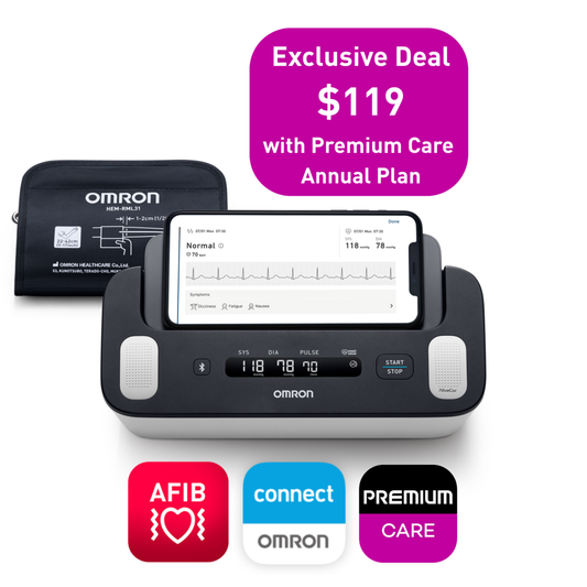 [Premium Care Exclusive] Complete| Upper Arm Blood Pressure Monitor + ECG ( HEM-7530T)